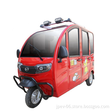 Jinpeng Three Wheels Trycicles Tricycle a motorizzatore elettrico completamente chiuso in vendita
